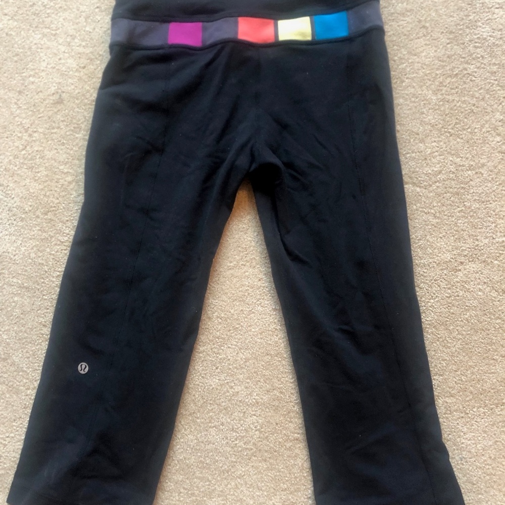 Lululemon Capris and lululemon athletic jacket